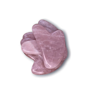 Kissed Glow Pink Quartz Gua Sha & BONUS Jojoba Oil 50ml **Limited Edition** - Kissed Glow